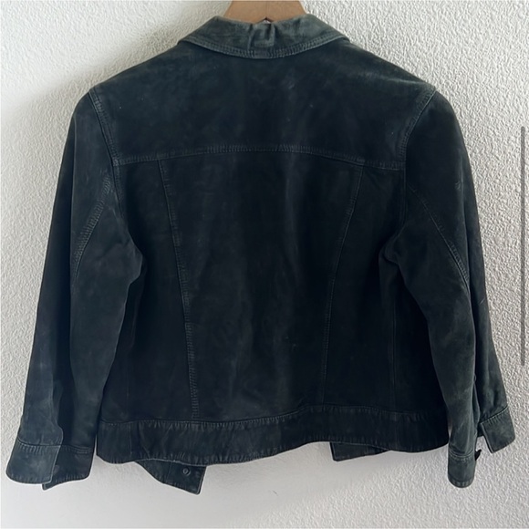 SOLD // All Saints suede leather jacket - Picture 5 of 10